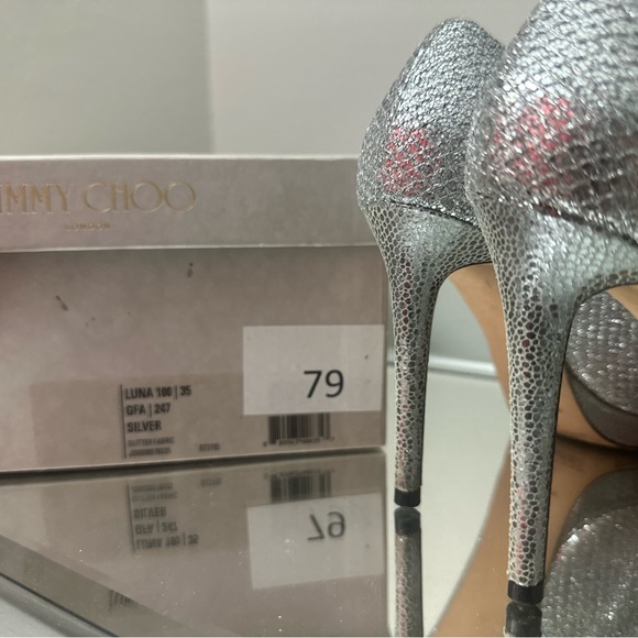 Jimmy Choo Luna heels 35 worn once - Picture 3 of 6